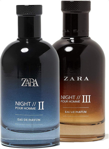 Zara 2x Night Pour Homme Ii - Noche Iii Eau De Parfum 3.4 Fl