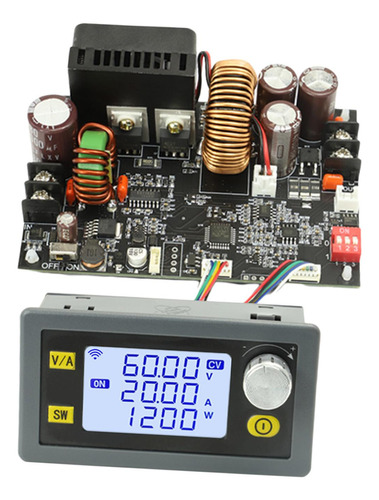 Regulador De Voltaje 20a 1200w Voltímetro Módulo Reductor