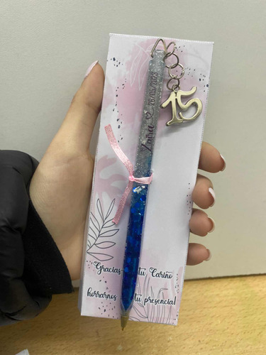 Lapiceras De Resina Souvenirs Para 15 Años