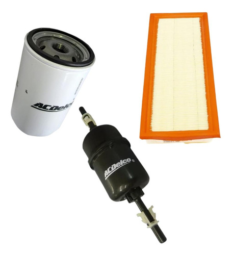 Kit 3 Filtros Fiesta/ Ka 1.6 8v (rocam) 3c Acdelco