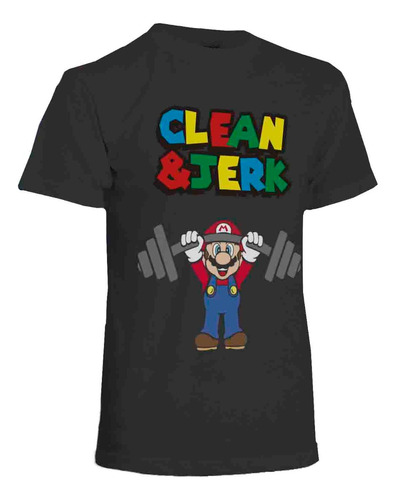 Playera Personalizada Para Crossfit De Mario Bros Cross-001