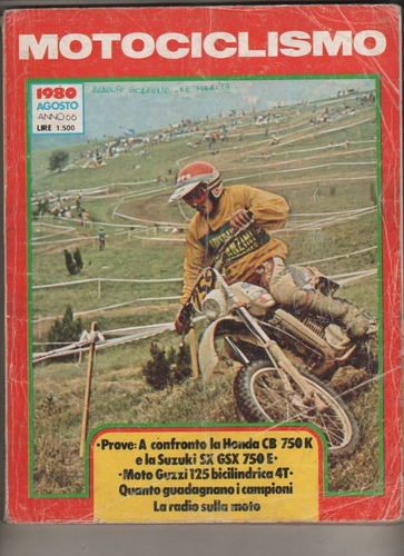 Revista Italiana De * Motociclismo * N º 8 - Año 1980