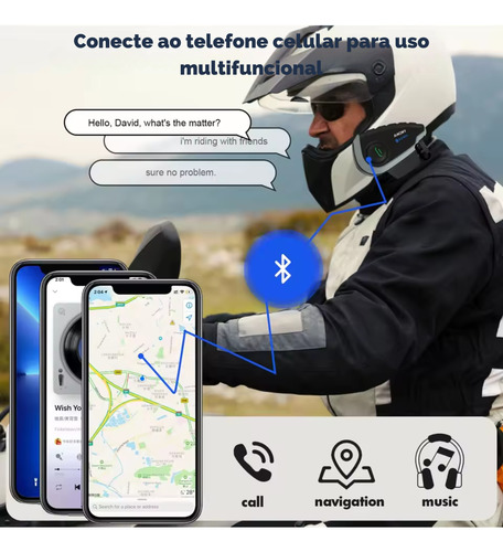 Interfone Sem Fio Modelo V8 Comunicação Eficiente E Portátil