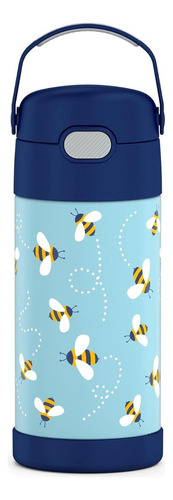 Botella Termica Iantil Abejas Thermos Color Multicolor