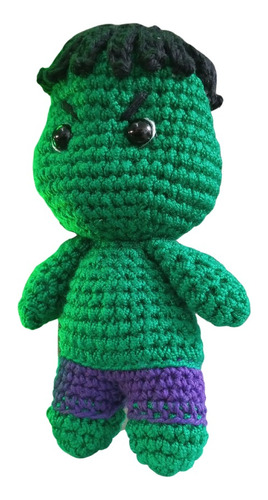 Hulk Tejido Amigurumi - Personaje De Marvel