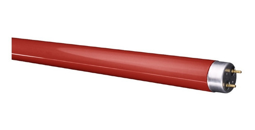 Lampada F40w T8 Vermelho 120cm Cromoterapia Kit C/20