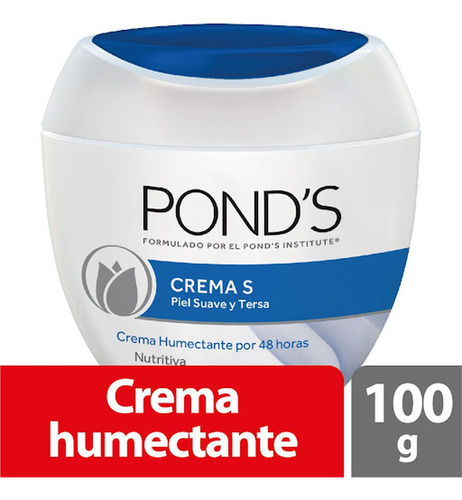 Crema Ponds S Humectante 24h Origen Natural X 100 Gr