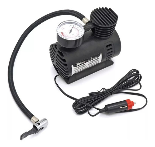 Mini Compresor Auto 300 Psi 12v, Inflador Rápido Y Portátil