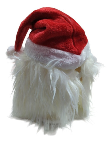 Imagen 3 de 5 de Mascara Papa Noel Santa Claus Latex Completa Gorro Con Pelo