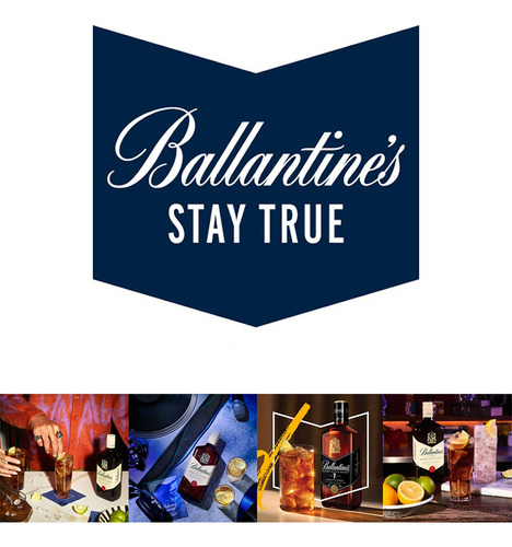 Whisky Ballantines 750 Ml + Ballantines 7 Años 200 Ml + Caja