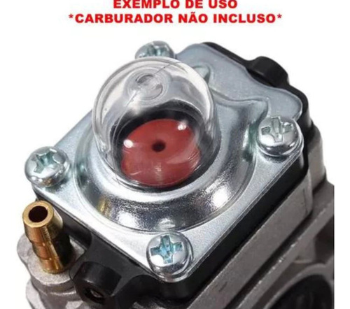 1 Injetor Primer Bulbo Roçadeira Stihl Fs55 Fs80 Fs85 22mm
