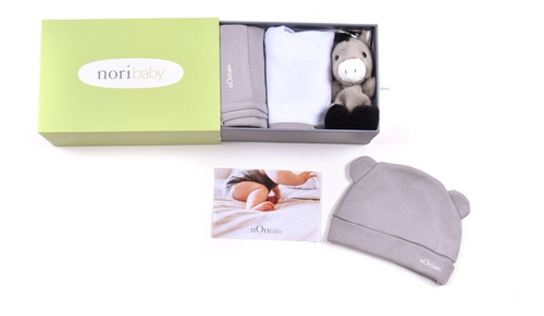 Noribaby Welcome Kit Regalo 6 Piezas Bebe Recién Nacido Pima