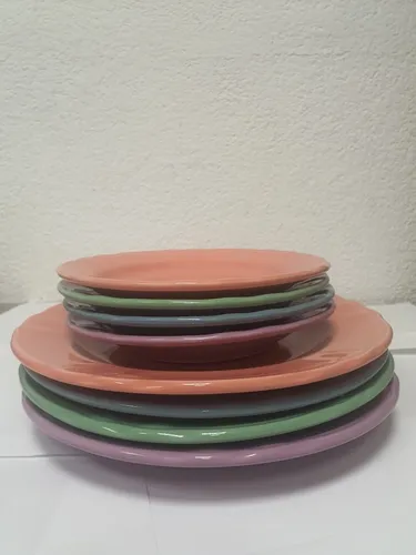 Vajilla discount colores pastel