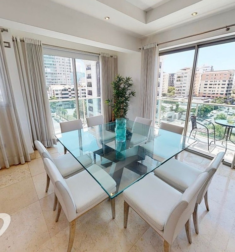 Imagen 6 de 17 de Apartamento En Alquiler Amoblado En Piantini 2 Habiataciones + Estudio