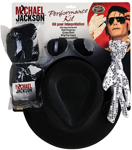 Kit De Accesorios De Rendimiento Michael Jackson Adulto