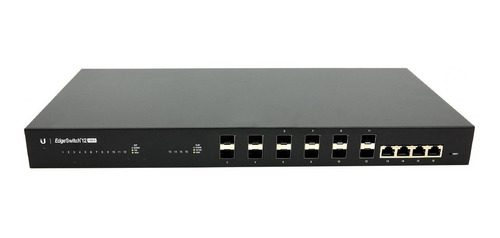 Switch Ubiquiti Es-12f Fiber 12 Puertos Sfp + 4 Giga 16gbps