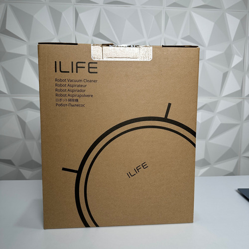 Ilife V5s Plus - Robot Aspirador Y Trapeador Dorado Oscuro (Usado)