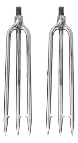 Arpón De Acero Inoxidable, 2 Unidades, 3 Puntas, Gancho