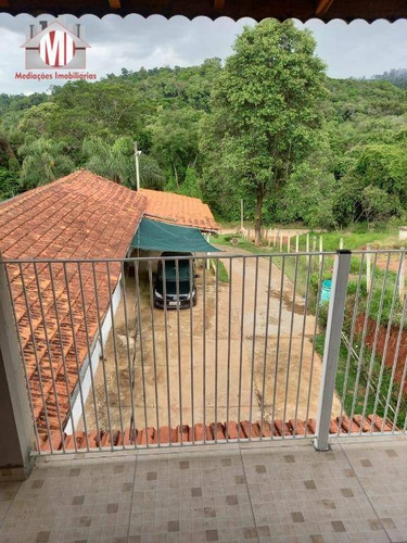 Linda Chácara Com 02 Dormitórios, Jardim, Ótimo Padrão De Acabamento, No Asfalto, À Venda, 2300 M² Por R$ 320.000 - Zona Rural - Pinhalzinho/sp - Ch0845