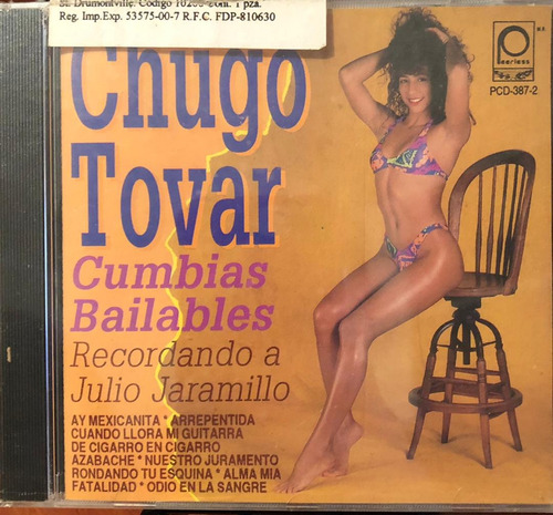 Cd - Chugo Tovar / Cumbias Bailables. Compilación (1993)