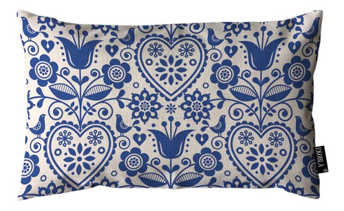 Ekobla Funda De Almohada Floral Estilo Bohemio Arte Popular 