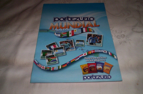 Album De Stikers Portezuelo Mundial 2010...leer...