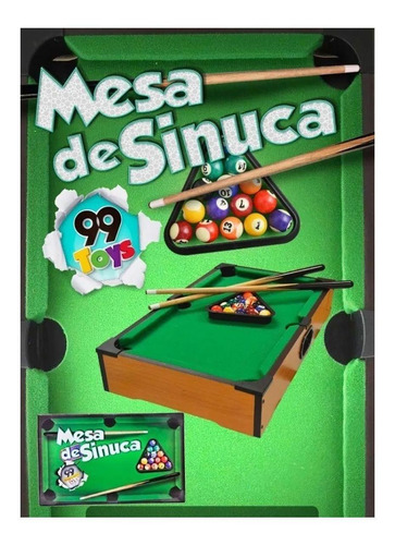 Imagem 2 de 6 de Mini Mesa De Bilhar Sinuca Snooker