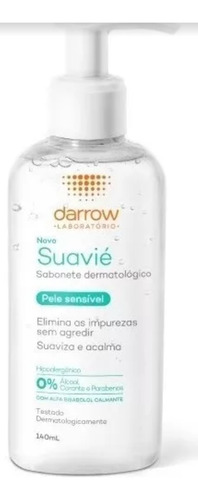 Suave Sabonete Líquido 140ml Pele Sensível Darrow