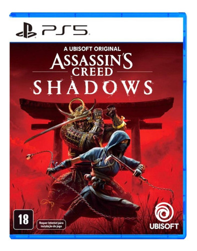 Assassins Creed Shadows Ps5 Mídia Física Lacrado