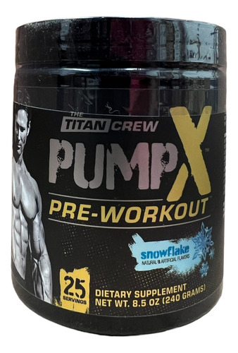 Bpi Sports Pre Entreno Pump X Titan Mike O'hearn 25 Srv Sabor Snowflake