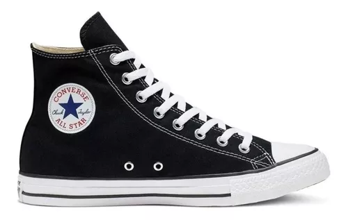 Tenis Converse M9160 Bota Dama Negro Unisex Tennis Lona!!