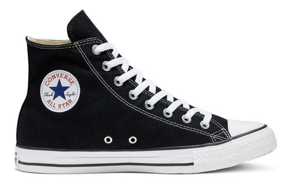 amargo heredar presupuesto Tenis Converse M9160 Bota Dama Negro Unisex Tennis De Lona!!