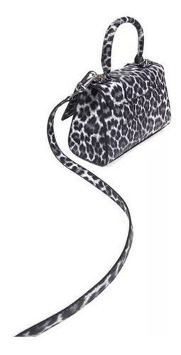 Imagen 3 de 9 de Mini Bag Bandolera Mujer Juanita Jo Soli 11090 Gris Print