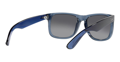 Lentes De Sol Justin Azul Polarizados Ray-ban Rb41656596t355