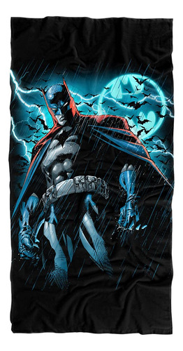 Logovision Batman Stormy Knight - Toalla De Playa Con Licen.