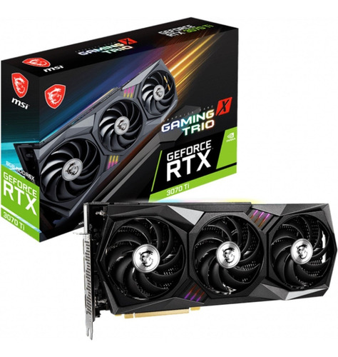 Imagen 1 de 8 de Placa De Video Msi Geforce Rtx 3070 Ti Gaming X Trio 8gb