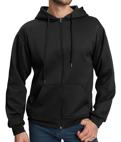 Sudadera Hombre Con Capucha Deportiva Con Cierre Hoodie