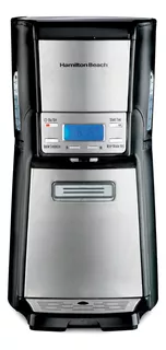 Cafetera empotrable portátil Hamilton Beach BrewStation Elite 48465 automática negra y plateada de filtro programable 220V