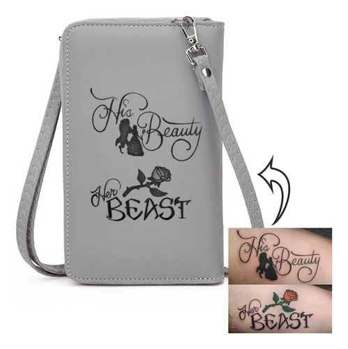 Bolsas Bandoleras Personalizadas Para Tatuajes De Pareja, Re