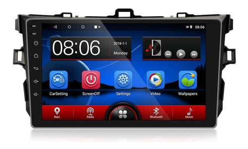 Radio Toyota Corolla 2006-11 2+32g Ips Carplay Android Auto