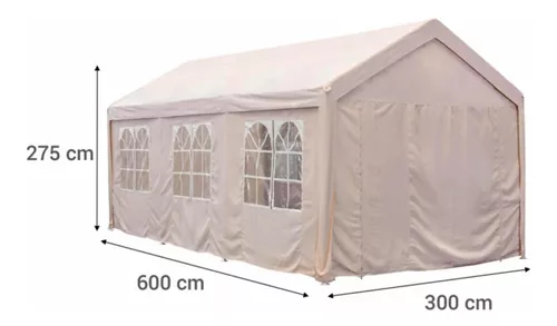 Ocupar cepillo Apellido Carpa Evento 3x6 Beige Tela | Cuotas sin interés