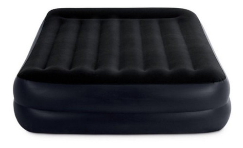 Imagen 2 de 5 de Colchon Inflable Electrico Intex Dura Beam 2 Plazas Sommier