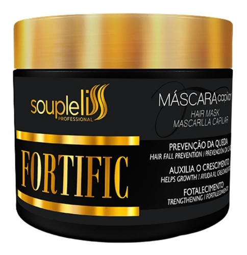 Máscara Capilar Fortific Souple Liss 500g Prevenção De Queda