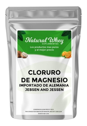 Cloruro De Magnesio Importado De Alemania 250 Gr