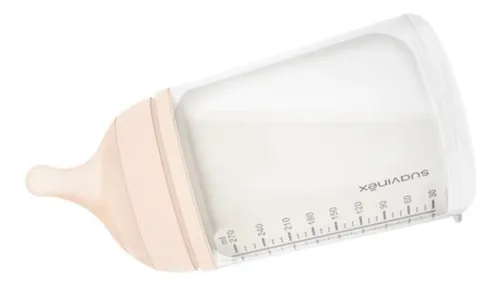 Mamadera Suavinex Anticólico 180ml tetina color transparente de 180mL de flujo variable