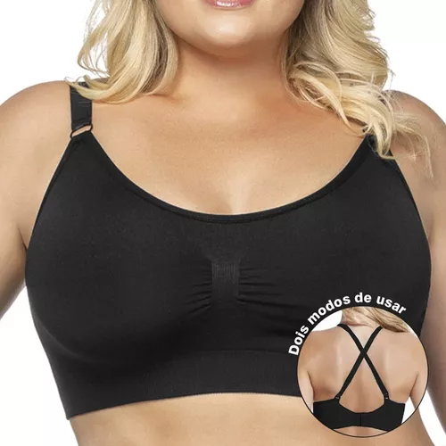 Compre Sexy superior sem costura sutiã plus size sem costas sutiãs