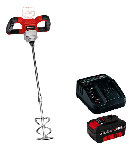 Mezclador Inalambrico Pintura Einhell Te-mx 18 Li + Kit 4ah