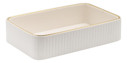 Bandeja Catchall, Organizador De Escritorio, Blanquecino