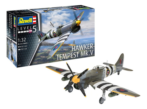 Hawker Tempest V - 1/32 Kit Para Montar Revell 03851