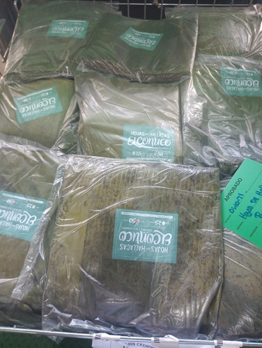 Imagen 3 de 5 de Hojas Para Hallacas Cortadas Y Seleccionadas Kit Para (25)